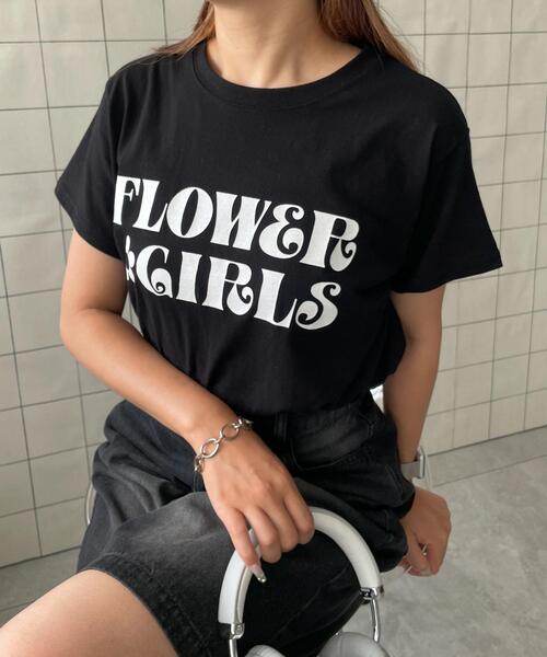 セール】FLOWER GIRLS プリントTシャツ（Tシャツ/カットソー
