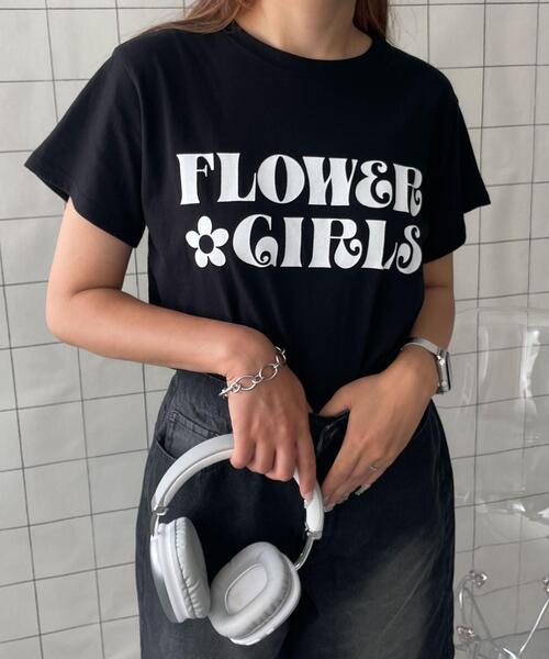 セール】FLOWER GIRLS プリントTシャツ（Tシャツ/カットソー