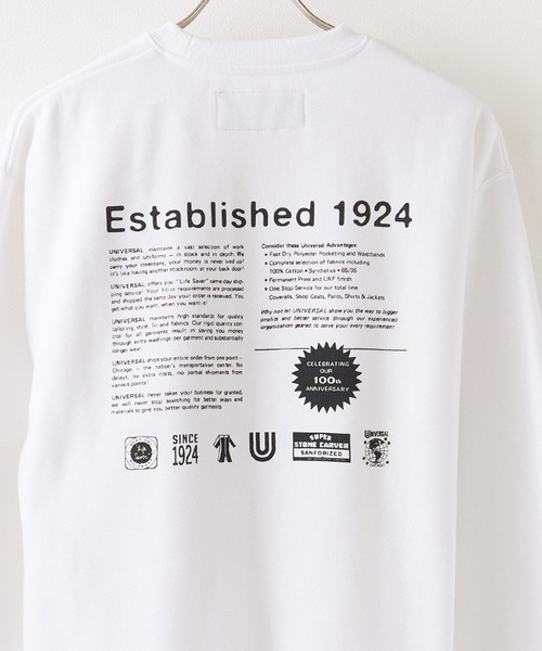 UNIVERSAL OVERALL/ユニバーサルオーバーオール SWEAT SHIRT VINTAGE スウェット