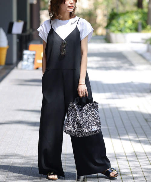 JOURNAL STANDARD relume(ジャーナルスタンダード レリューム)の「《WEB限定追加3》キャミサロペット(サロペット/オーバーオール・レディース・ブラック・FREE)」の21枚目の写真