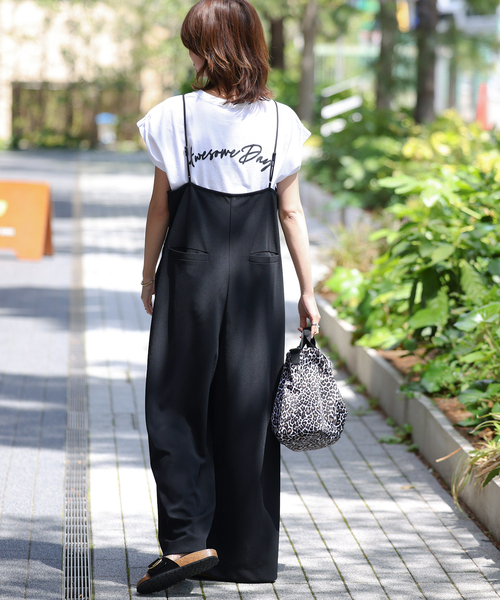 JOURNAL STANDARD relume(ジャーナルスタンダード レリューム)の「《WEB限定追加3》キャミサロペット(サロペット/オーバーオール・レディース・ブラック・FREE)」の17枚目の写真