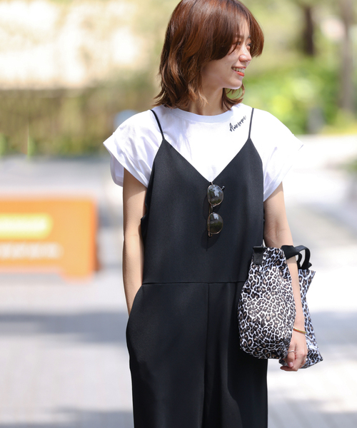 JOURNAL STANDARD relume(ジャーナルスタンダード レリューム)の「《WEB限定追加3》キャミサロペット(サロペット/オーバーオール・レディース・ブラック・FREE)」の16枚目の写真