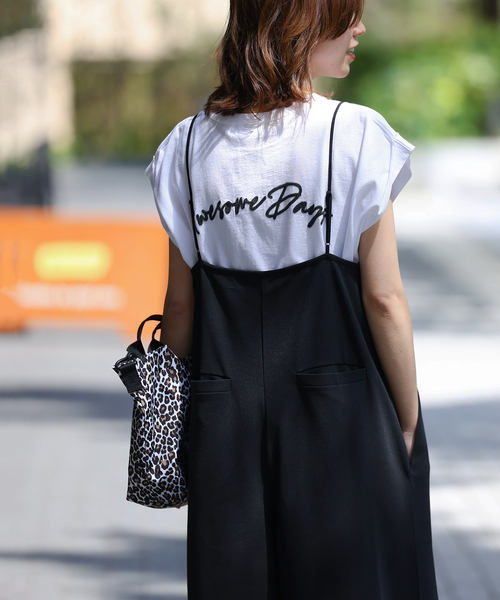 JOURNAL STANDARD relume(ジャーナルスタンダード レリューム)の「《WEB限定追加3》キャミサロペット(サロペット/オーバーオール・レディース・ブラック・FREE)」の14枚目の写真