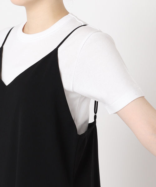 JOURNAL STANDARD relume(ジャーナルスタンダード レリューム)の「《WEB限定追加3》キャミサロペット(サロペット/オーバーオール・レディース・ブラック・FREE)」の8枚目の写真