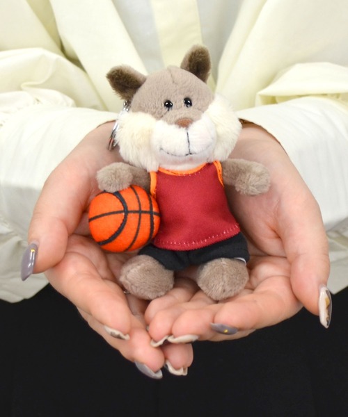 nici（ニキ）の「NICI/キーホルダー シマリス/バスケットボール 10cm