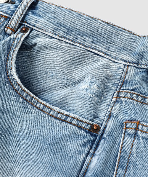 Acne Studios ライトブルーダメージデニムパンツ EUR 30 Acne Studios - Regular fit jeans - 2022F - Light blue