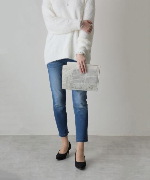 DEMETER(デメテル)の「5.5㎝ ポインテッドトゥ ピンヒール パンプス(パンプス・レディース・ブラック/ピンクゴールド/ガンメタ/ブラック系その他・21.5cm/22.0cm/22.5cm/23.5cm/24.5cm/23.0cm/24.0cm/25.0cm)」の13枚目の写真