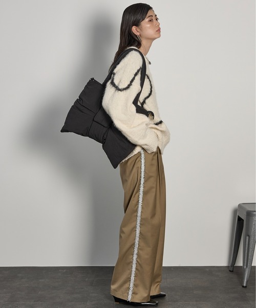 THE YOn（ザヨン）の「ビックリボンモチーフトートバッグ（トートバッグ・レディース・ブラック/サックスブルー/グレー・FREE）」の9枚目の写真