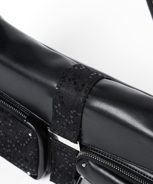 HARE（ハレ）の「イソザイポケットショルダーバッグ(HARE)（ショルダーバッグ・レディース・ブラック/グレー・FREE）」の13枚目の写真