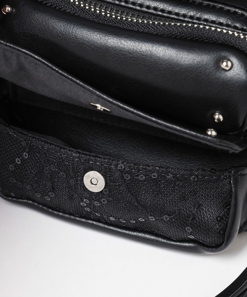 HARE（ハレ）の「イソザイポケットショルダーバッグ(HARE)（ショルダーバッグ・レディース・ブラック/グレー・FREE）」の17枚目の写真