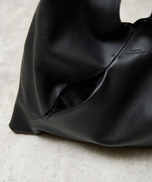 スロウ new sauvage wrap bag レザー ラップ バッグ 黒 new sauvage-wrap bag- | SLOW(スロウ) / バッグ トートバッグ