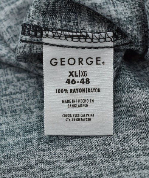 VINTAGE(ヴィンテージ)の「【ヴィンテージ古着】GEORGE ショートスリーブ オープンカラーシャツ(シャツ/ブラウス・メンズ・グレー・X-LARGE)」の4枚目の写真