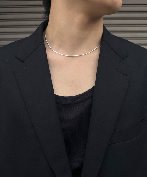 【silver925】NeatNecklace/ ニート チェーンネックレス（ネックレス）｜whoseA（フーシー）
