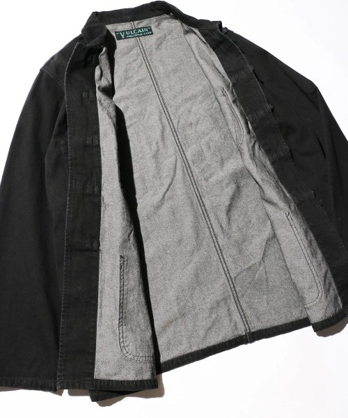 THRIFTY LOOK(スリフティールック)の「VULCAIN / ヴァルカン CHINA JACKET チャイナジャケット(その他トップス・メンズ・インディゴブルー/ブラック系その他/ブラック系その他2・LARGE/MEDIUM)」の9枚目の写真