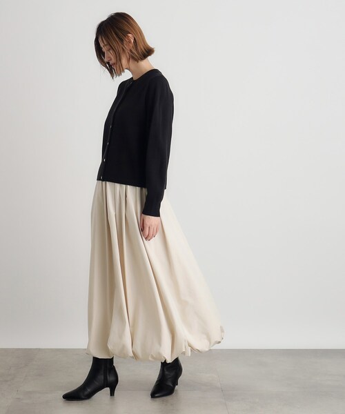 grove（グローブ）の「タフタバルーンスカート（スカート・レディース・アイボリー/ブラック・02/03/01/04/05）」の5枚目の写真