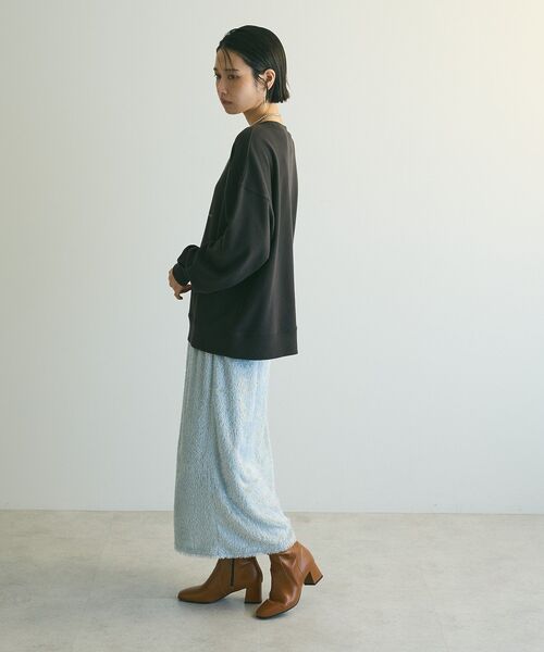 armonia（アルモニーア）の「armonia.シャギースカート（スカート・レディース・アイボリー/ブラック/ブルー・FREE）」の5枚目の写真