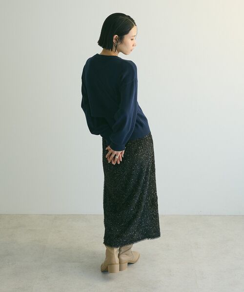 armonia（アルモニーア）の「armonia.シャギースカート（スカート・レディース・アイボリー/ブラック/ブルー・FREE）」の12枚目の写真