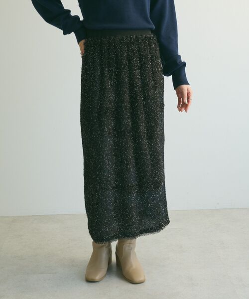 armonia（アルモニーア）の「armonia.シャギースカート（スカート・レディース・アイボリー/ブラック/ブルー・FREE）」の13枚目の写真