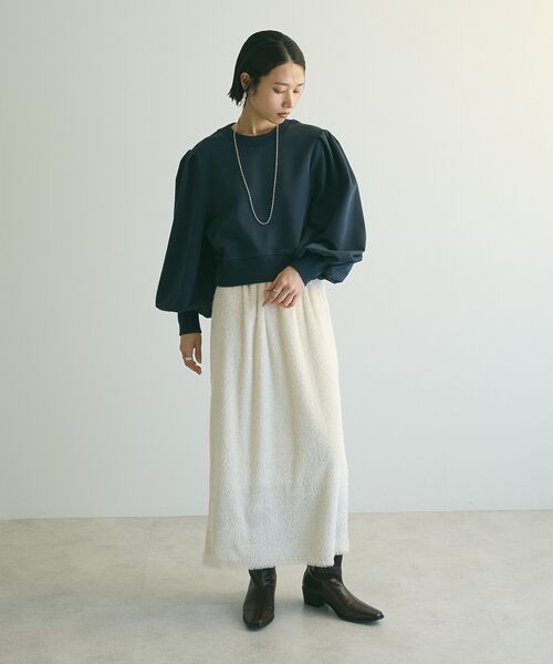 armonia（アルモニーア）の「armonia.シャギースカート（スカート・レディース・アイボリー/ブラック/ブルー・FREE）」の14枚目の写真