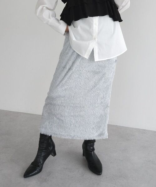 armonia（アルモニーア）の「armonia.シャギースカート（スカート・レディース・アイボリー/ブラック/ブルー・FREE）」の19枚目の写真