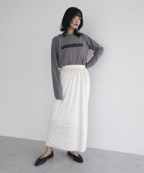 armonia（アルモニーア）の「armonia.シャギースカート（スカート・レディース・アイボリー/ブラック/ブルー・FREE）」の20枚目の写真