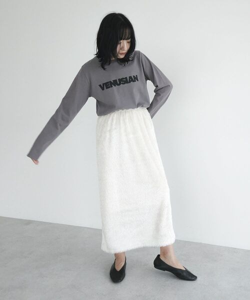 armonia（アルモニーア）の「armonia.シャギースカート（スカート・レディース・アイボリー/ブラック/ブルー・FREE）」の21枚目の写真