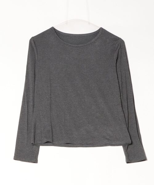 LYEON(リヨン)の「ロングショルダーホルターキャミ&シアーロンTセット(Tシャツ/カットソー・レディース・グレー/ベージュ・FREE)」の12枚目の写真