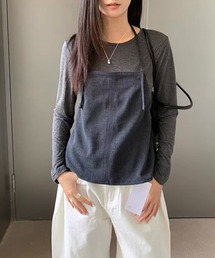 バックオープンクロップドTシャツ（Tシャツ/カットソー）｜LYEON