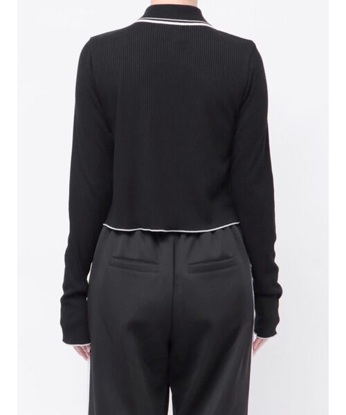 jouetie（ジュエティ）の「ロングスリーブチャイナポロ（Tシャツ/カットソー・レディース・ブラック/アイボリー/ピンク・MEDIUM）」の13枚目の写真