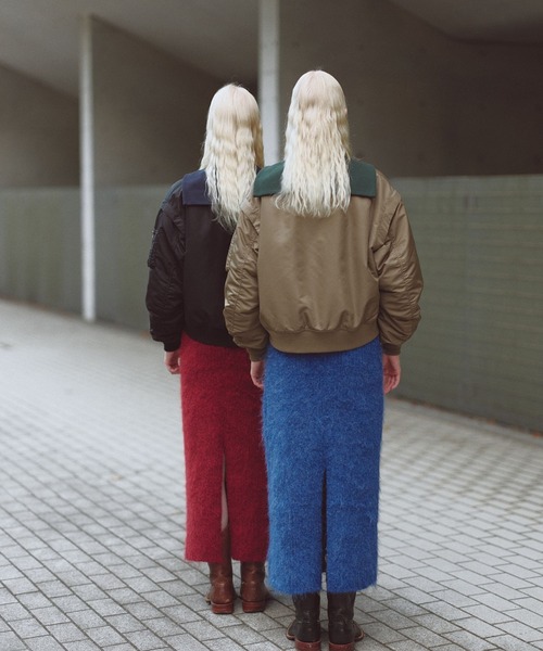 niko and...（ニコアンド）の「【WILLIAM B.ELIOTT】 2WAYMA-1（MA-1・レディース・ブラック/カーキ・MEDIUM/LARGE）」の13枚目の写真