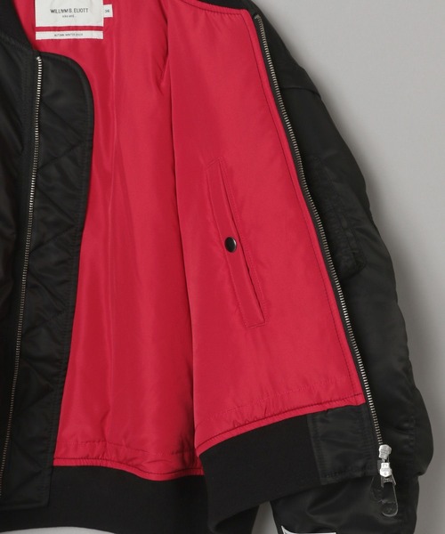 niko and...（ニコアンド）の「【WILLIAM B.ELIOTT】 2WAYMA-1（MA-1・レディース・ブラック/カーキ・MEDIUM/LARGE）」の8枚目の写真