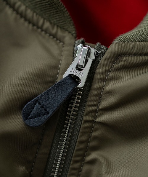 niko and...（ニコアンド）の「【WILLIAM B.ELIOTT】 2WAYMA-1（MA-1・レディース・ブラック/カーキ・MEDIUM/LARGE）」の11枚目の写真