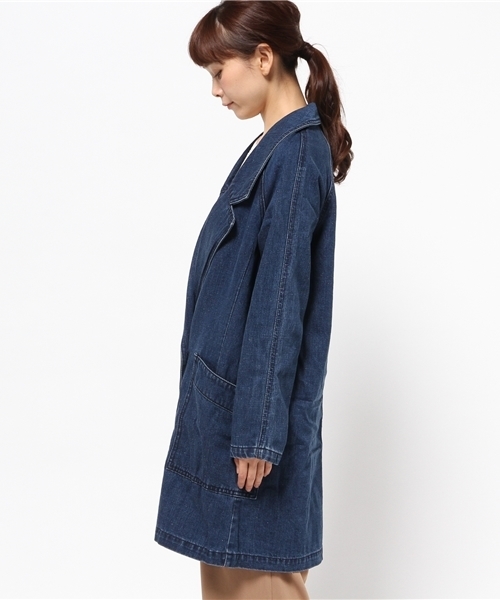 MOUSSY（マウジー）の「DENIM OVER JK（その他アウター・レディース・ブルー・FREE）」の3枚目の写真