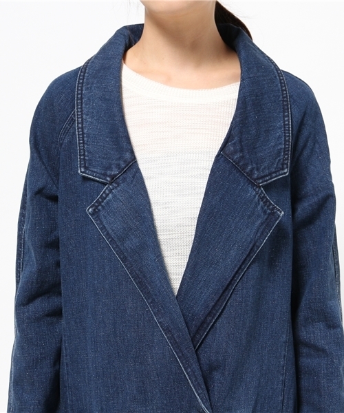 MOUSSY（マウジー）の「DENIM OVER JK（その他アウター・レディース・ブルー・FREE）」の5枚目の写真