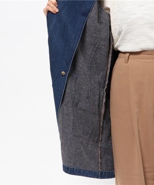 MOUSSY（マウジー）の「DENIM OVER JK（その他アウター・レディース・ブルー・FREE）」の8枚目の写真