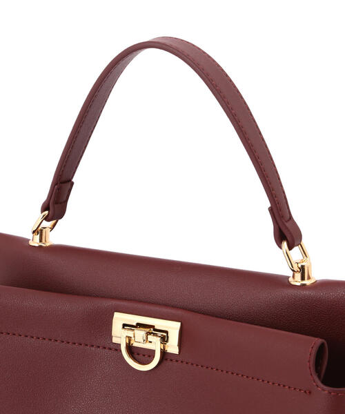 EDIT COLOGNE（エディットコロン）の「ワンハンドルバッグ（ハンドバッグ・レディース・ベージュ/ライトグリーン/ボルドー・ﾌﾘ-）」の7枚目の写真