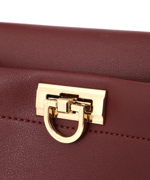 EDIT COLOGNE（エディットコロン）の「ワンハンドルバッグ（ハンドバッグ・レディース・ベージュ/ライトグリーン/ボルドー・ﾌﾘ-）」の8枚目の写真