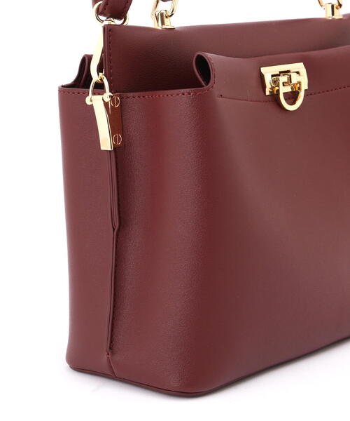 EDIT COLOGNE（エディットコロン）の「ワンハンドルバッグ（ハンドバッグ・レディース・ベージュ/ライトグリーン/ボルドー・ﾌﾘ-）」の9枚目の写真