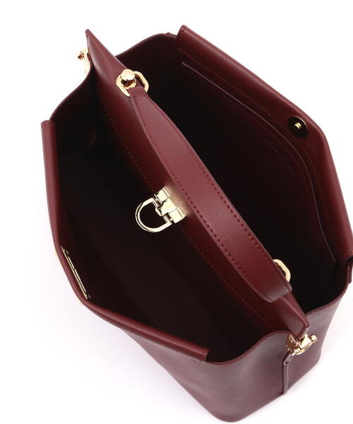 EDIT COLOGNE（エディットコロン）の「ワンハンドルバッグ（ハンドバッグ・レディース・ベージュ/ライトグリーン/ボルドー・ﾌﾘ-）」の13枚目の写真