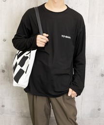 メンズtシャツ 長袖 ロンTクールネック