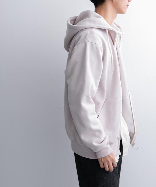 FORK&SPOON（フォークアンドスプーン）の「FORK&SPOON　CAVE フーディースウェット（スウェット・メンズ・チャコールグレー/アイボリー・4/5）」の22枚目の写真