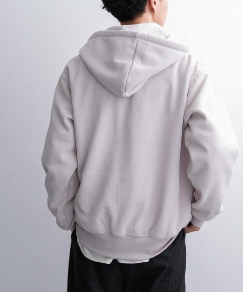 FORK&SPOON（フォークアンドスプーン）の「FORK&SPOON　CAVE フーディースウェット（スウェット・メンズ・チャコールグレー/アイボリー・4/5）」の21枚目の写真