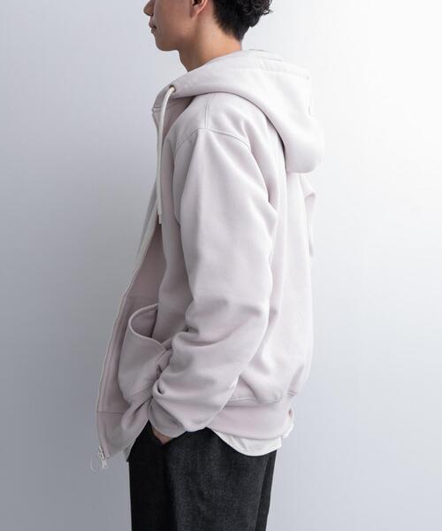 FORK&SPOON（フォークアンドスプーン）の「FORK&SPOON　CAVE フーディースウェット（スウェット・メンズ・チャコールグレー/アイボリー・4/5）」の20枚目の写真