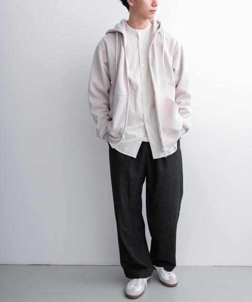 FORK&SPOON（フォークアンドスプーン）の「FORK&SPOON　CAVE フーディースウェット（スウェット・メンズ・チャコールグレー/アイボリー・4/5）」の19枚目の写真