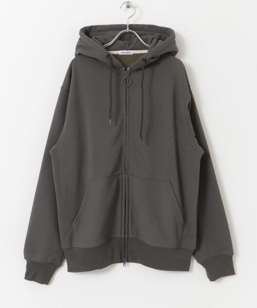 FORK&SPOON（フォークアンドスプーン）の「FORK&SPOON　CAVE フーディースウェット（スウェット・メンズ・チャコールグレー/アイボリー・4/5）」の12枚目の写真