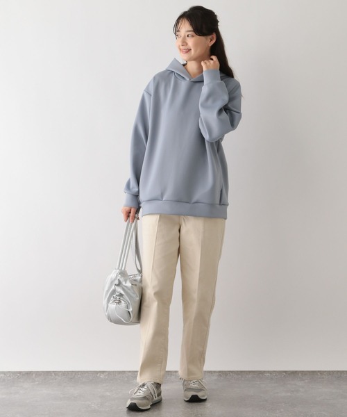 GLOBAL WORK Smile Seed Store(グローバルワーク スマイルシードストア)の「デニム起毛タックテーパードパンツ/115998(デニムパンツ・レディース・アイボリー/ブラック/ブルー/ライトブルー・SMALL/LARGE/MEDIUM/X-LARGE)」の5枚目の写真
