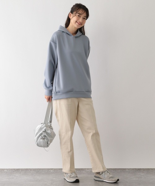 GLOBAL WORK Smile Seed Store(グローバルワーク スマイルシードストア)の「デニム起毛タックテーパードパンツ/115998(デニムパンツ・レディース・アイボリー/ブラック/ブルー/ライトブルー・SMALL/LARGE/MEDIUM/X-LARGE)」の6枚目の写真