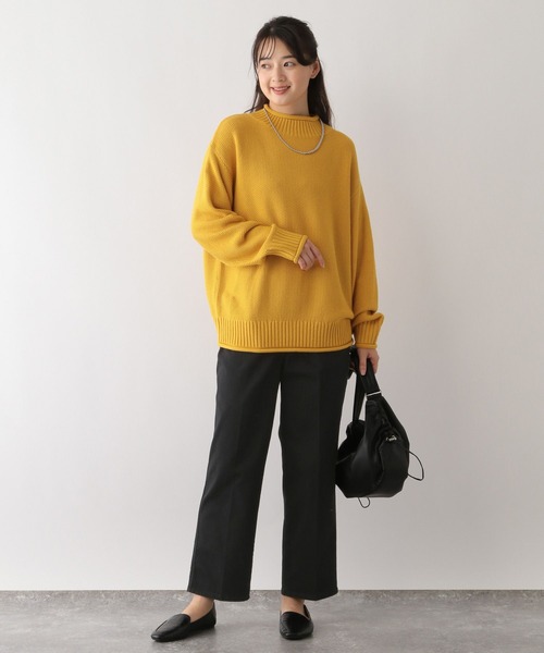 GLOBAL WORK Smile Seed Store(グローバルワーク スマイルシードストア)の「デニム起毛タックテーパードパンツ/115998(デニムパンツ・レディース・アイボリー/ブラック/ブルー/ライトブルー・SMALL/LARGE/MEDIUM/X-LARGE)」の9枚目の写真
