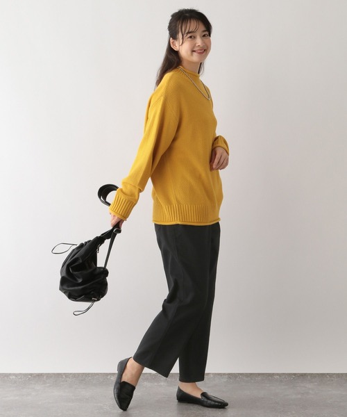 GLOBAL WORK Smile Seed Store(グローバルワーク スマイルシードストア)の「デニム起毛タックテーパードパンツ/115998(デニムパンツ・レディース・アイボリー/ブラック/ブルー/ライトブルー・SMALL/LARGE/MEDIUM/X-LARGE)」の10枚目の写真