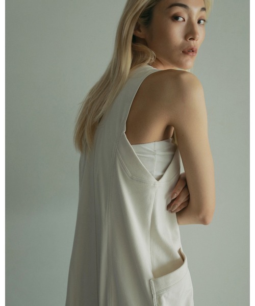 セール】Drawstring Vneck Combinaison（サロペット